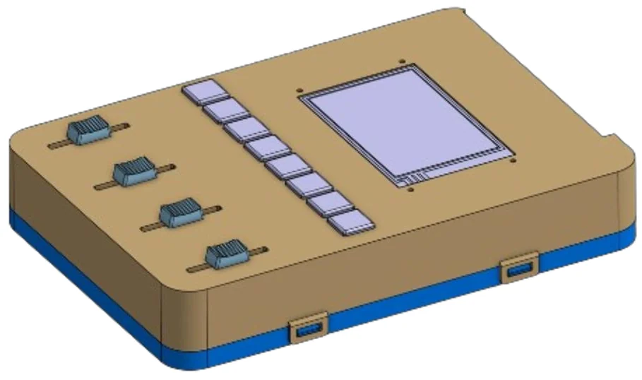 Render of the final controller