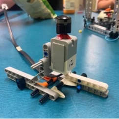 The stop button, a touch sensor