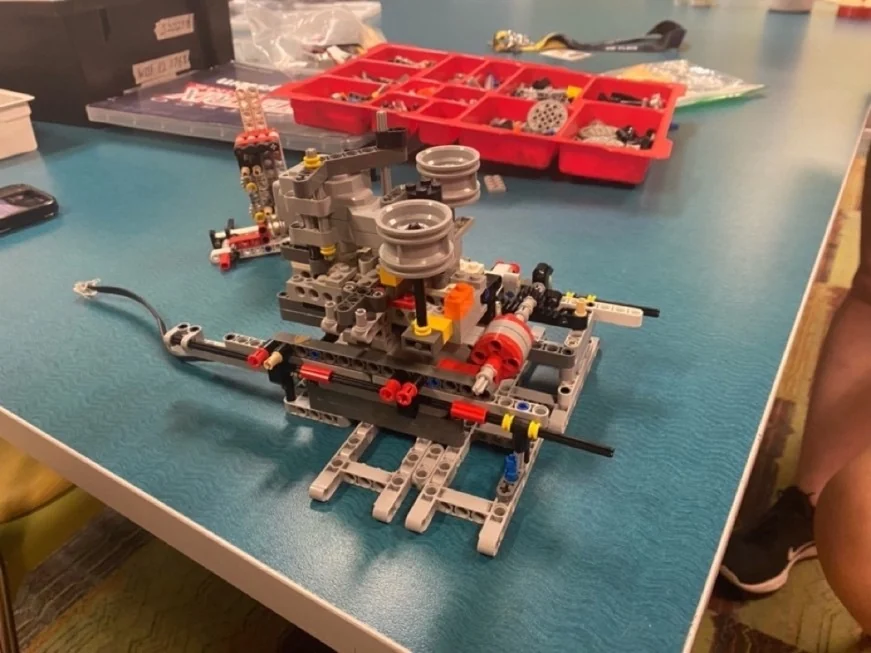 Early build on the bench