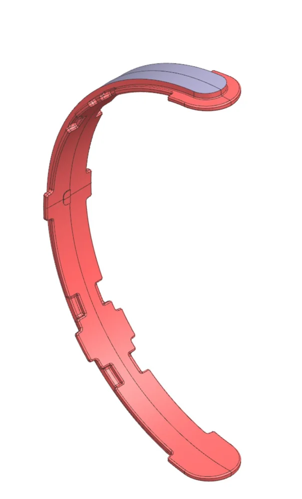 Cosmetic clip after DFM